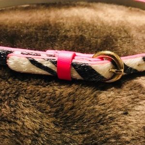 Zebra Print Belt